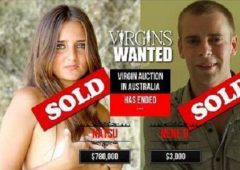 Vende online la propria verginità: all’asta per 780 mila dollari