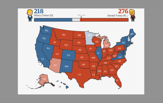 Elezioni Usa: la piantina degli Stati 